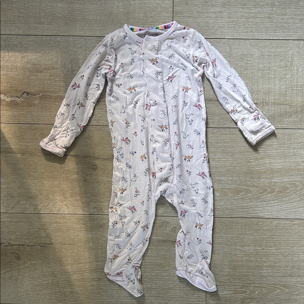Magnetic Me Woodland Print Footie